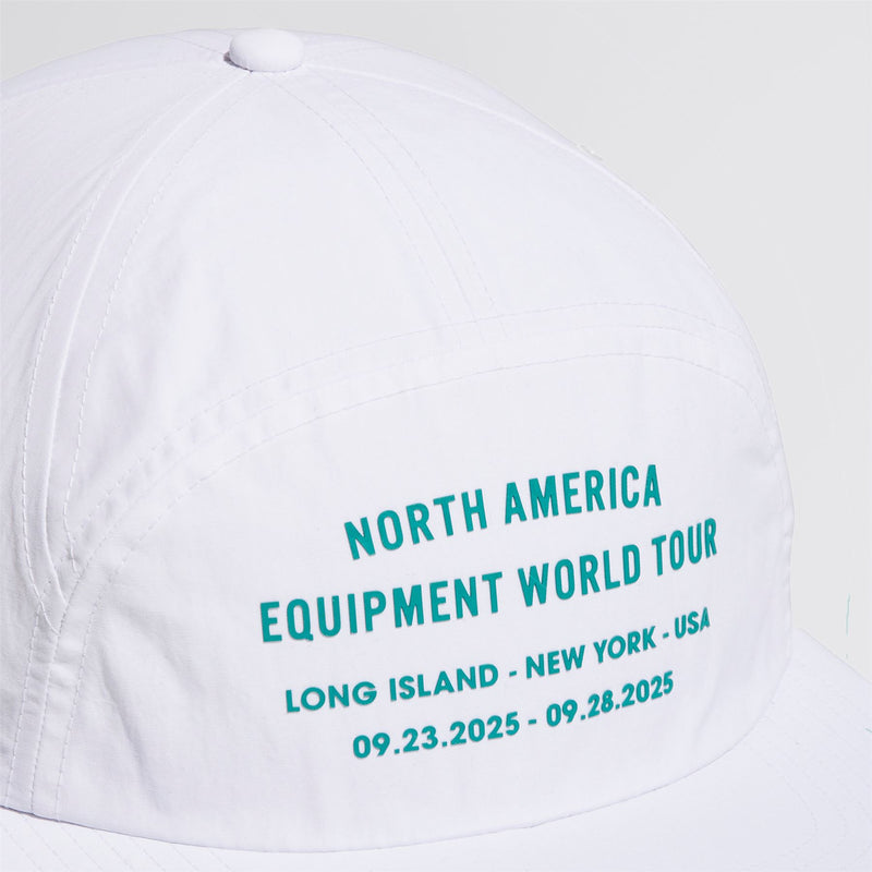 Equipment 7-Panel Flat Cap White