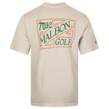Malbon Golf Villa Tee Ivory | TRENDYGOLF USA