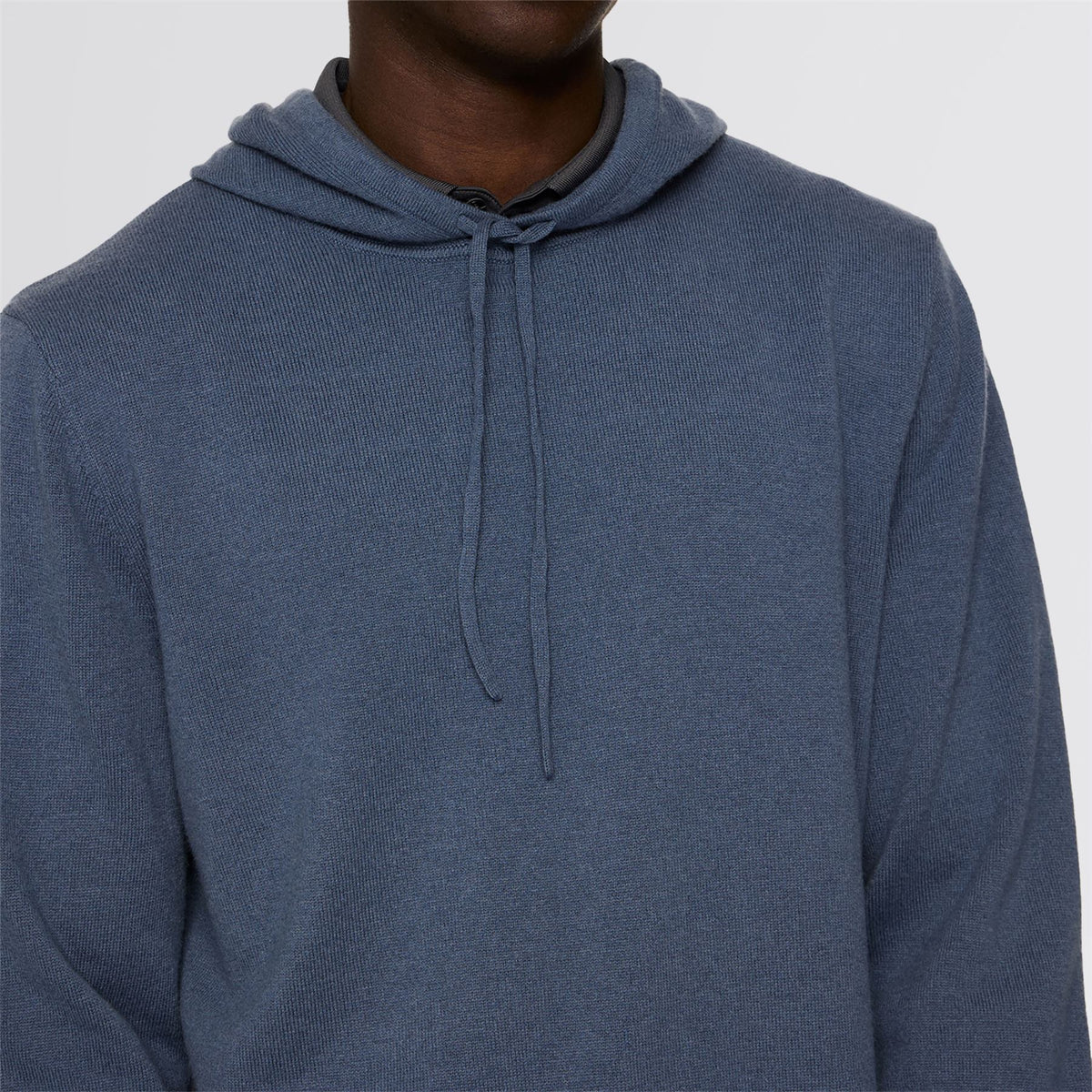 Kolton Cashmere Hoodie Vintage Indigo