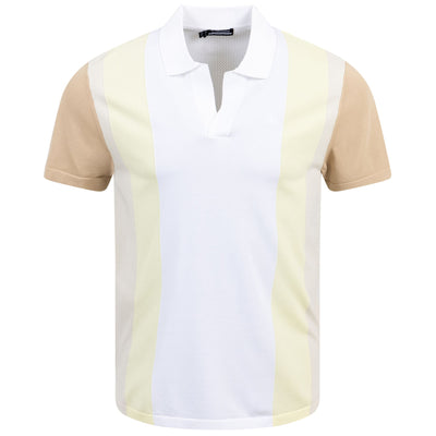 Learco Nylon Knitted Polo Safari Beige