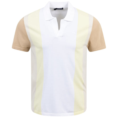 Learco Nylon Knitted Polo Safari Beige