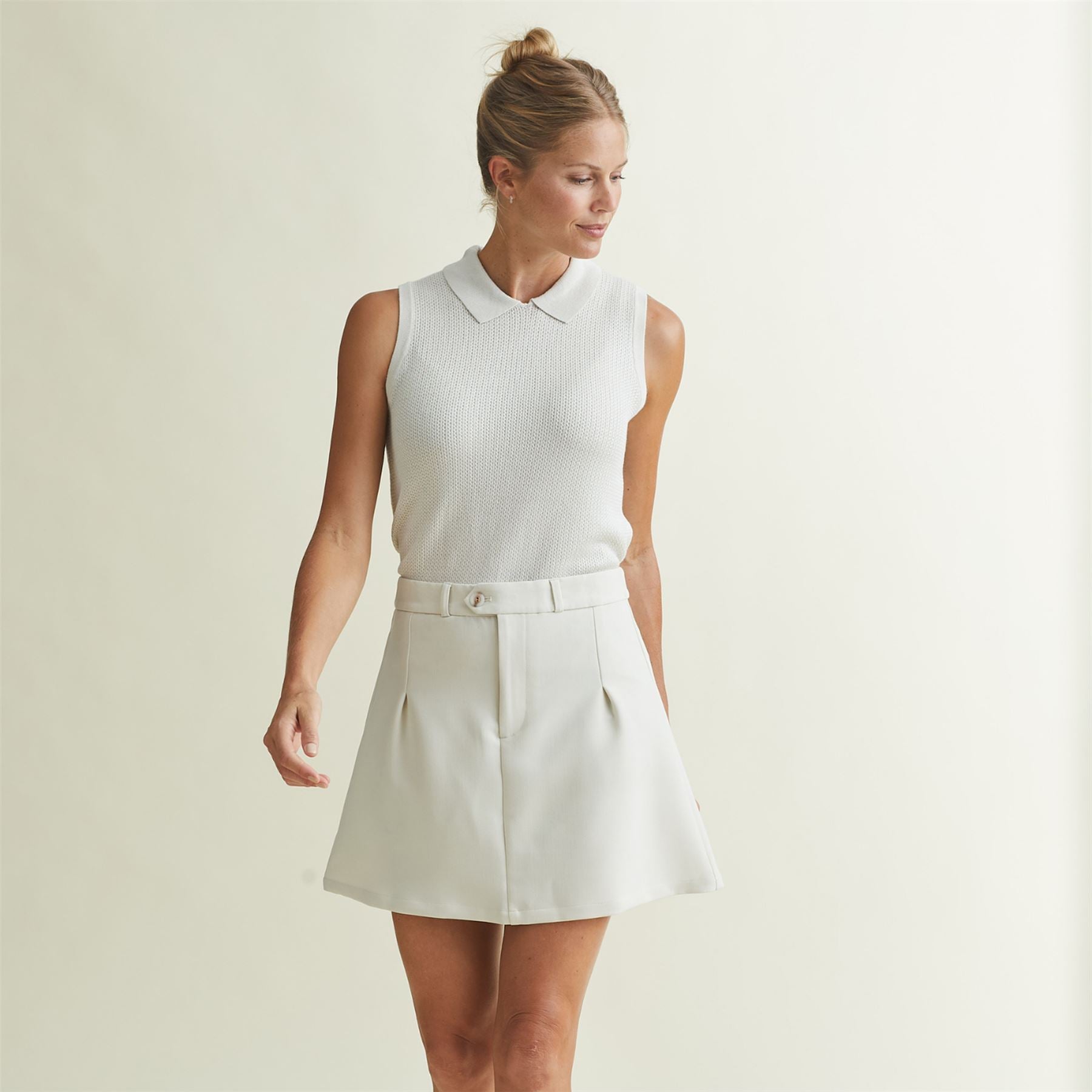 Womens C'est Tout Skort Silver Birch