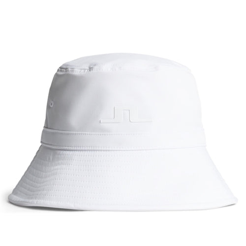 Womens Siri Tech Stretch Bucket Hat White - AW24