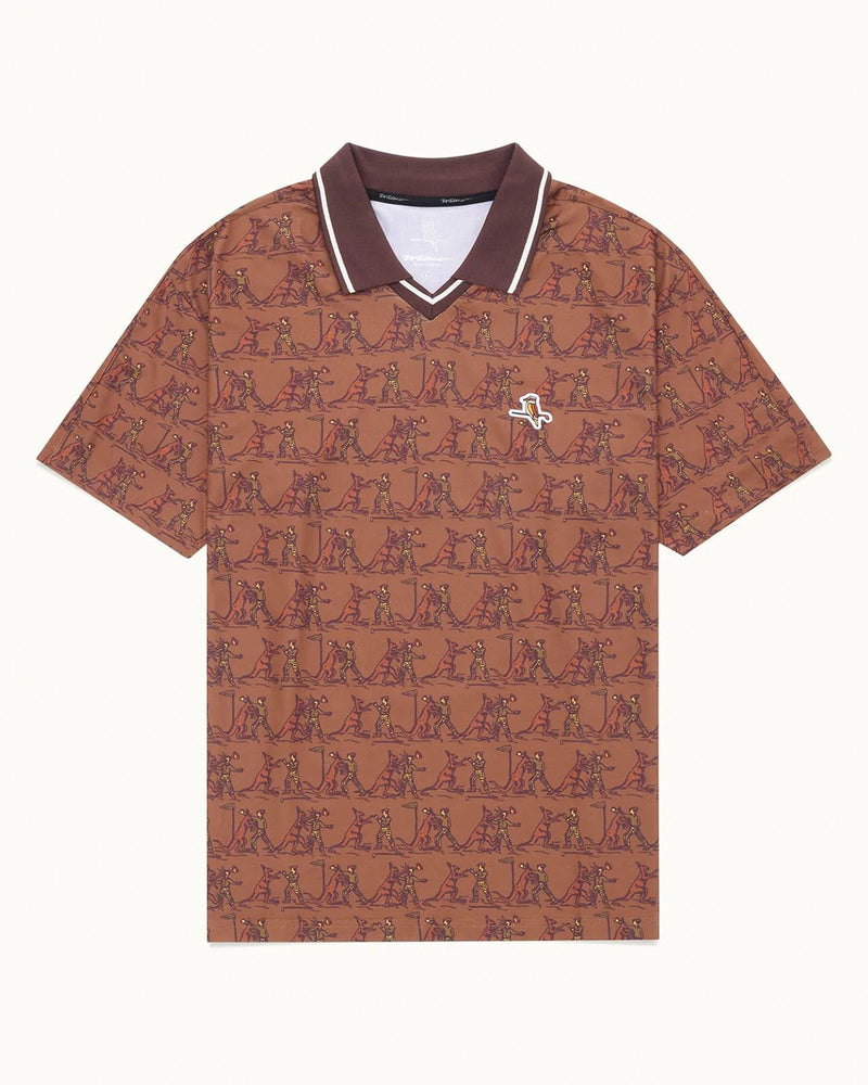 Knockout V Polo Brown
