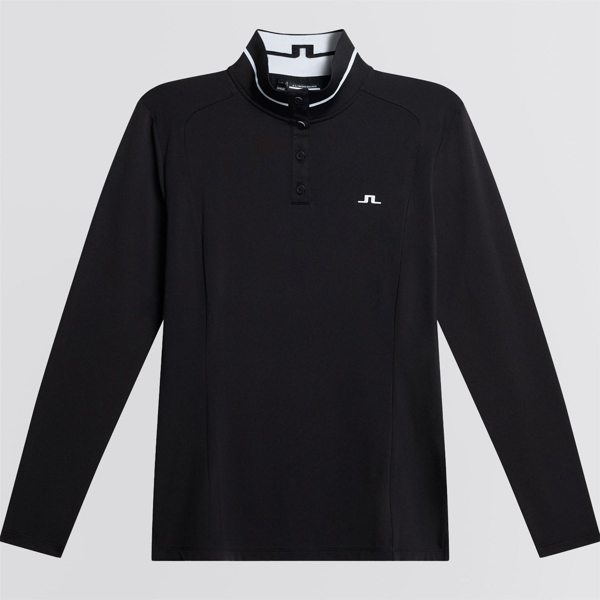 Womens Hertta LS Polo Black
