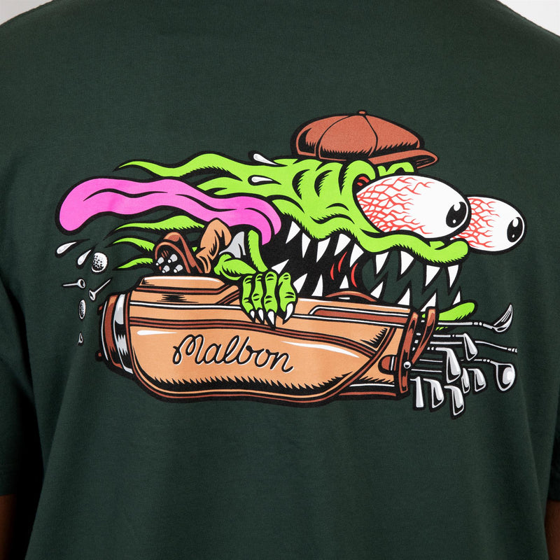 x Santa Cruz Bermuda Slasher Tee Malbon Green