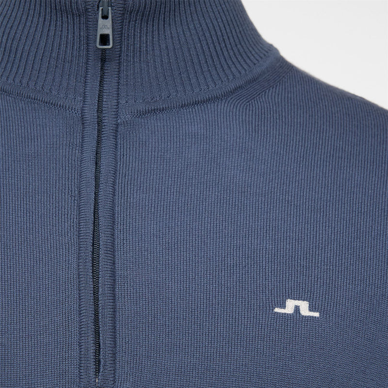 Kian Zipped Sweater Vintage Indigo