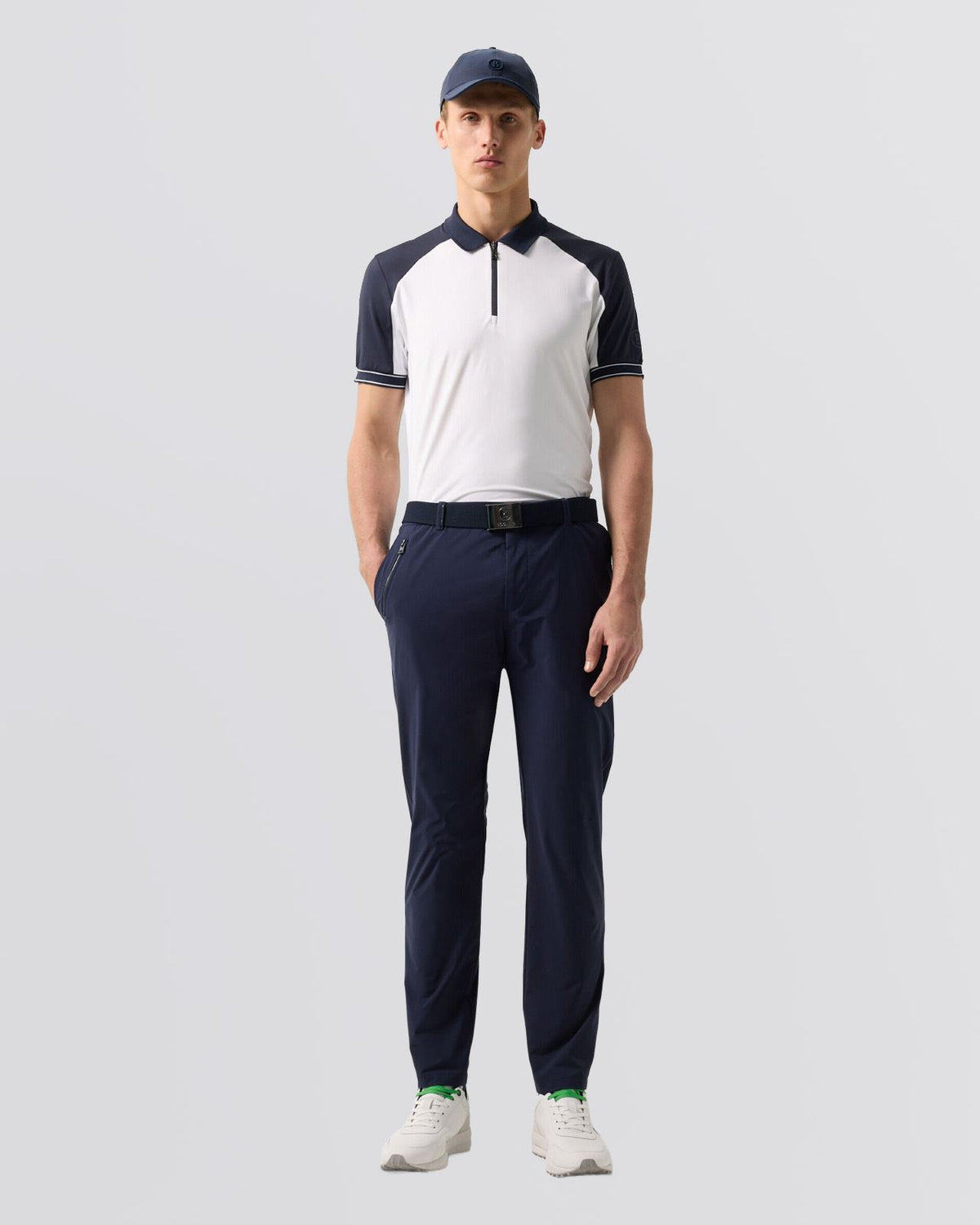 Fabius Zip Polo Shirt Off White