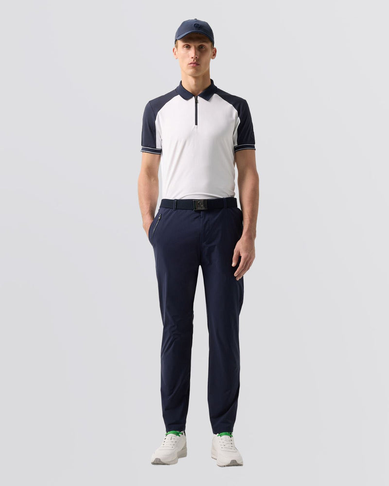 Fabius Zip Polo Shirt Off White