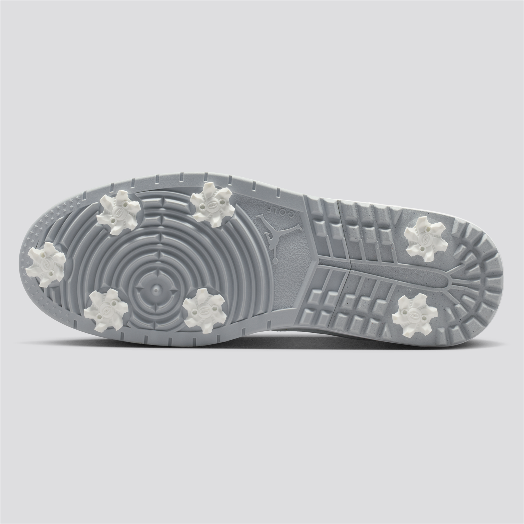 Jordan Golf Air Jordan 1 Low Spiked Golf Shoe Wolf Grey/White/Wolf