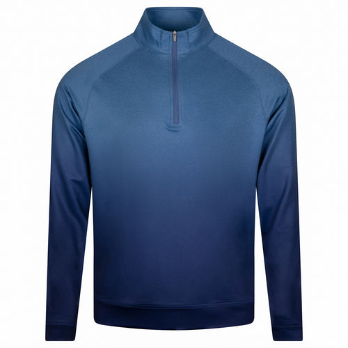 Perth Ombre Performance Quarter Zip Mid Layer Sport Navy - SS24