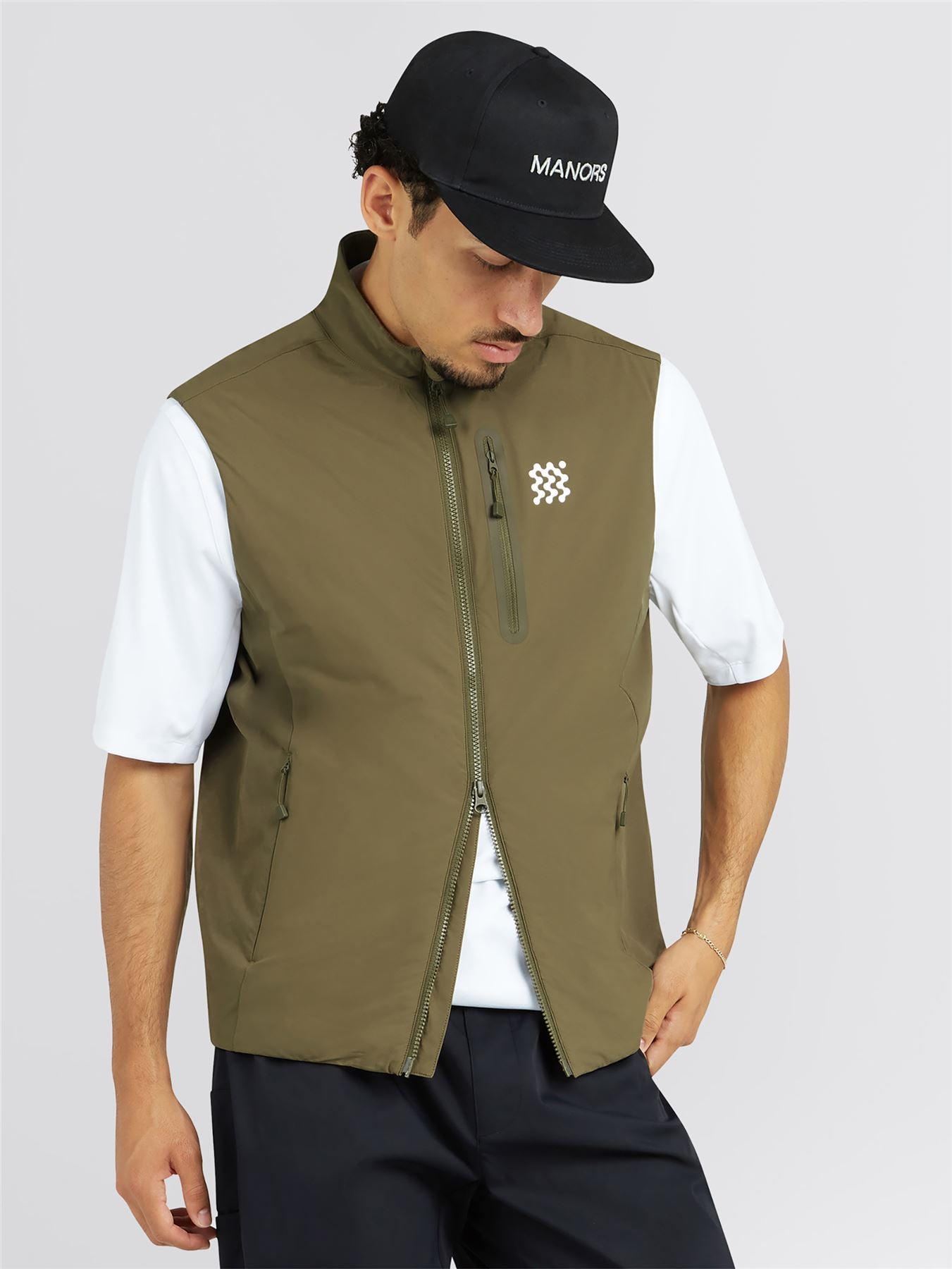 Insulated Course Vest Dark Olive