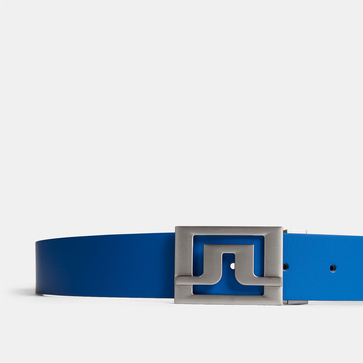 Slater Matte Leather Detachable Belt Nautical Blue