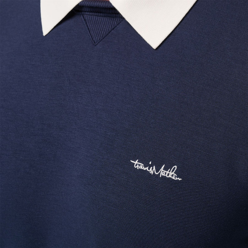 Amenities Collar Crew Sweater Total Eclipse