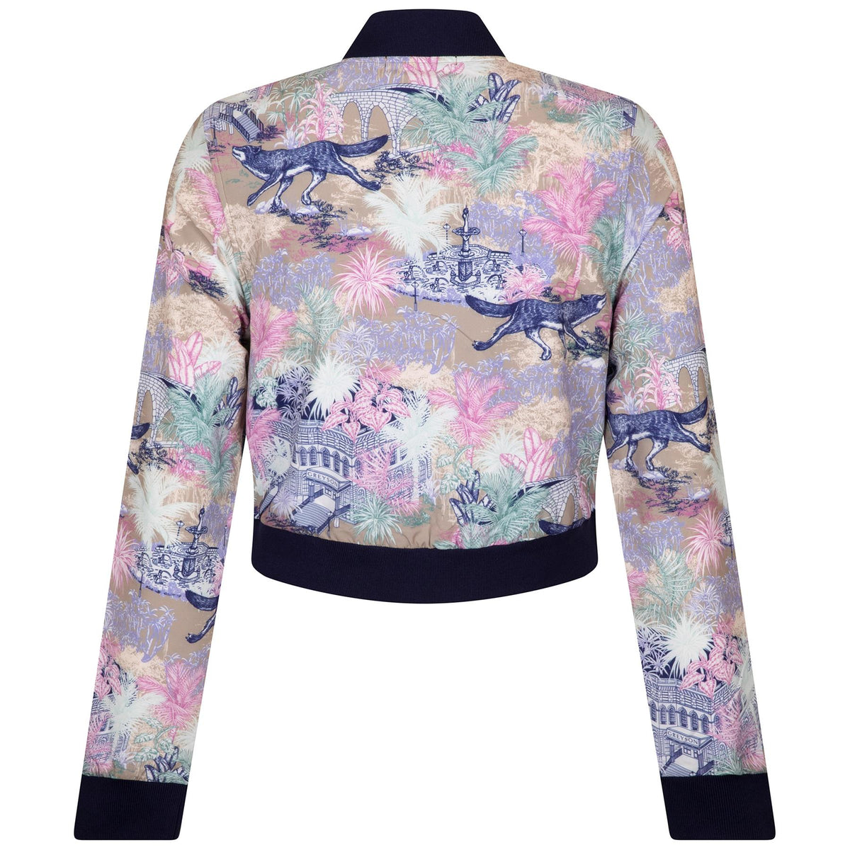 Womens Savannah Nights Reversible Bomber Clay Multi