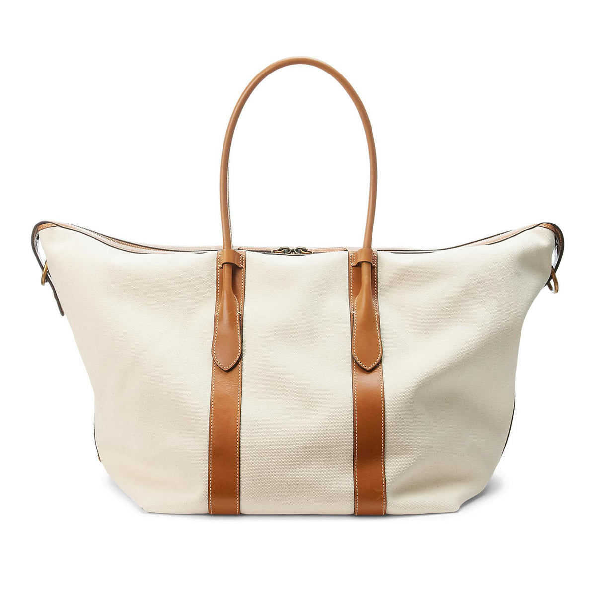 Womens XL Tote Bag Natural/Cuoio