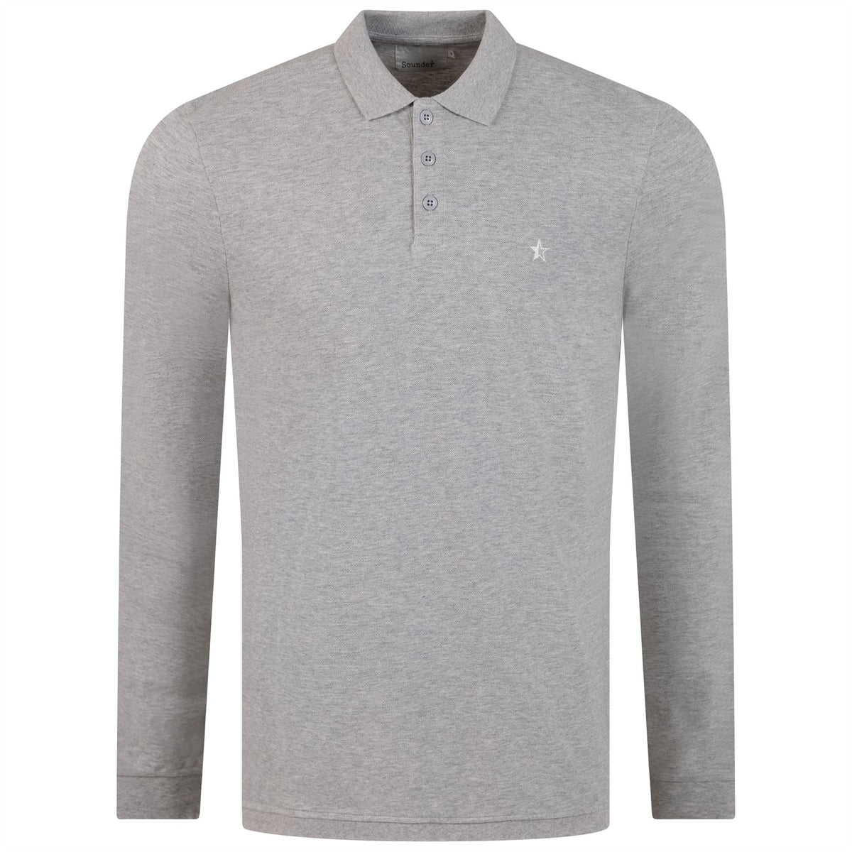 Play Well LS Polo Light Grey Melange