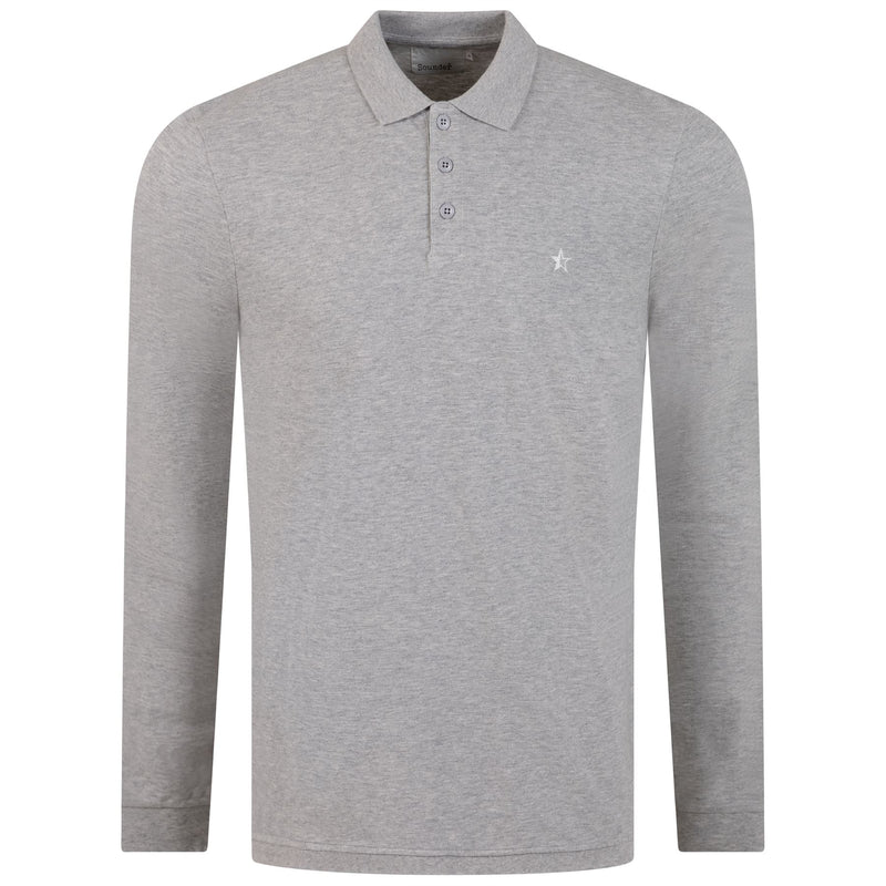 Play Well LS Polo Light Grey Melange