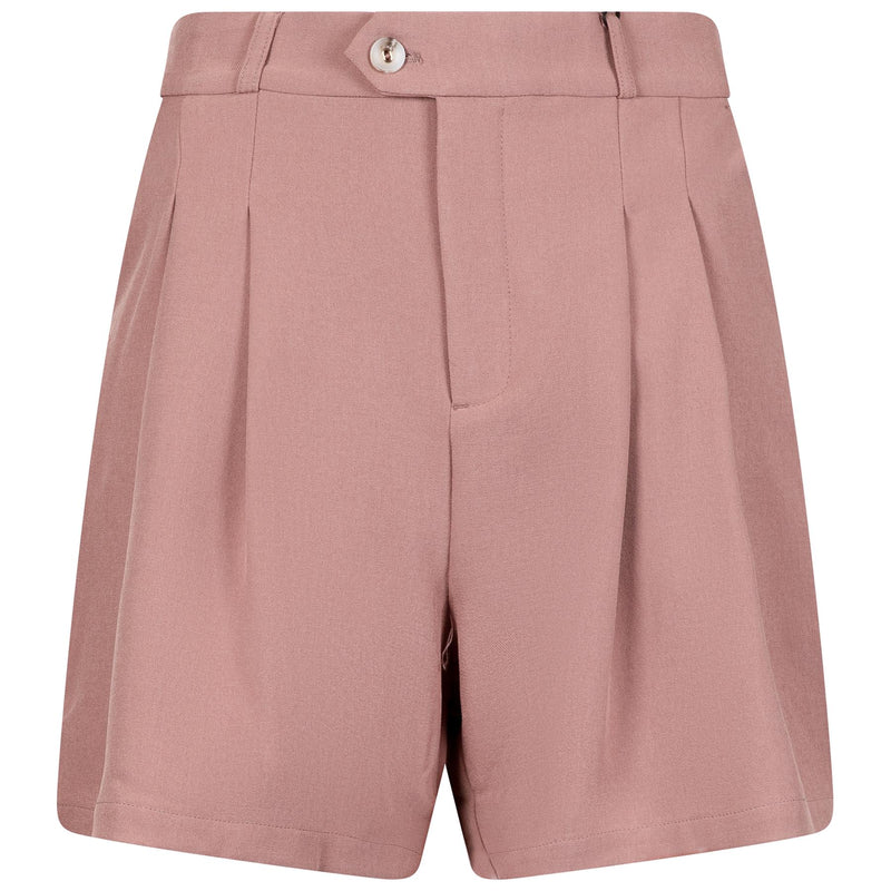 Womens Trouser Shorts Mauve
