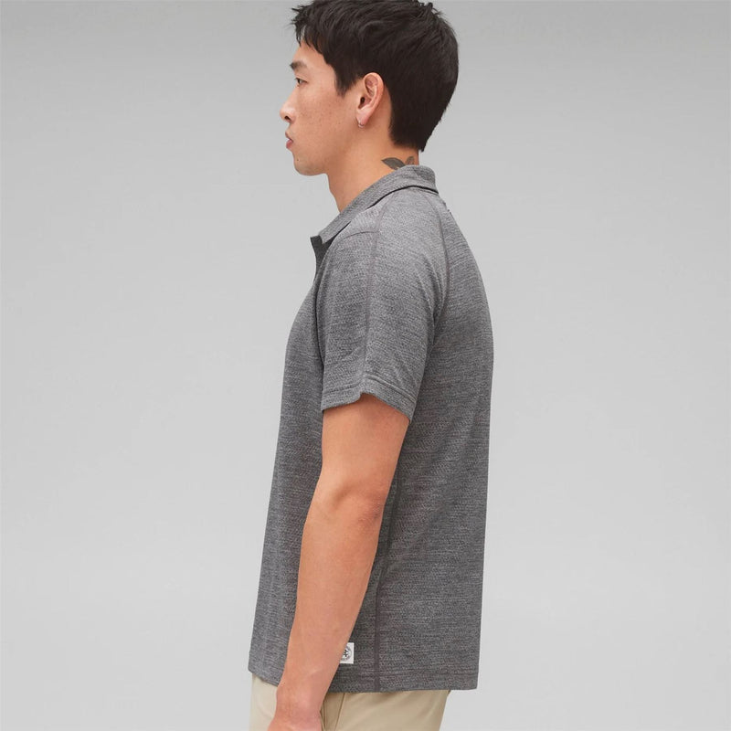 Solotex Mesh Tiebreak Polo Carbon