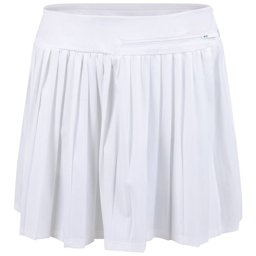 Womens Pleated Skort White - AW23