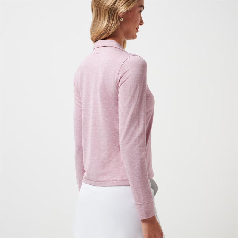 Womens Featherweight Active Quarter Zip Heather Foxglove