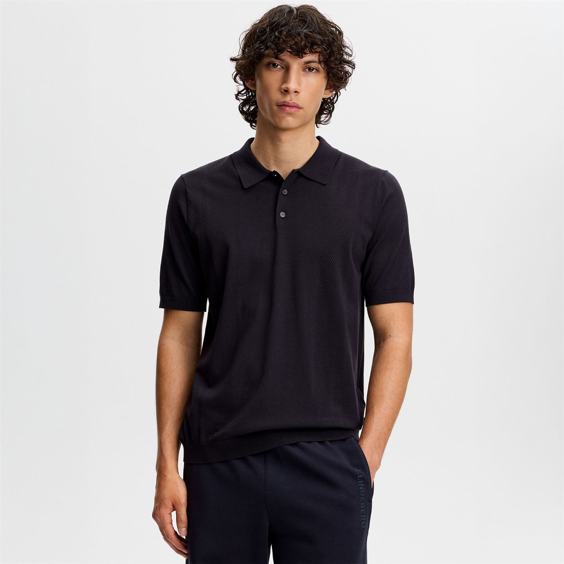 Reymond Seasonal Knit Polo JL Navy