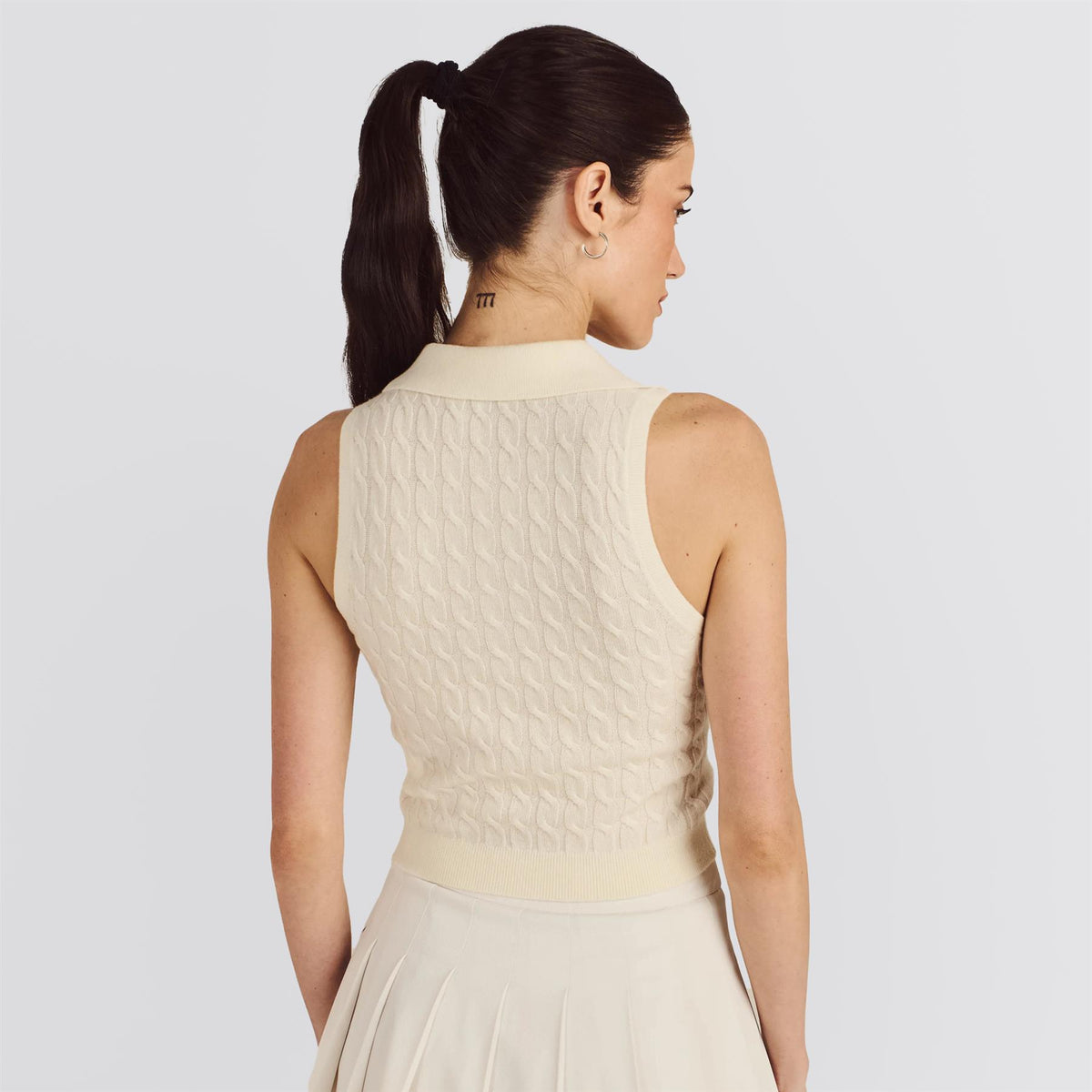 Womens Freya Sweater Vest Canvas