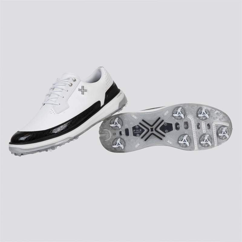 Moving Day SC RS Spiked Golf Shoes White/Black/Gator
