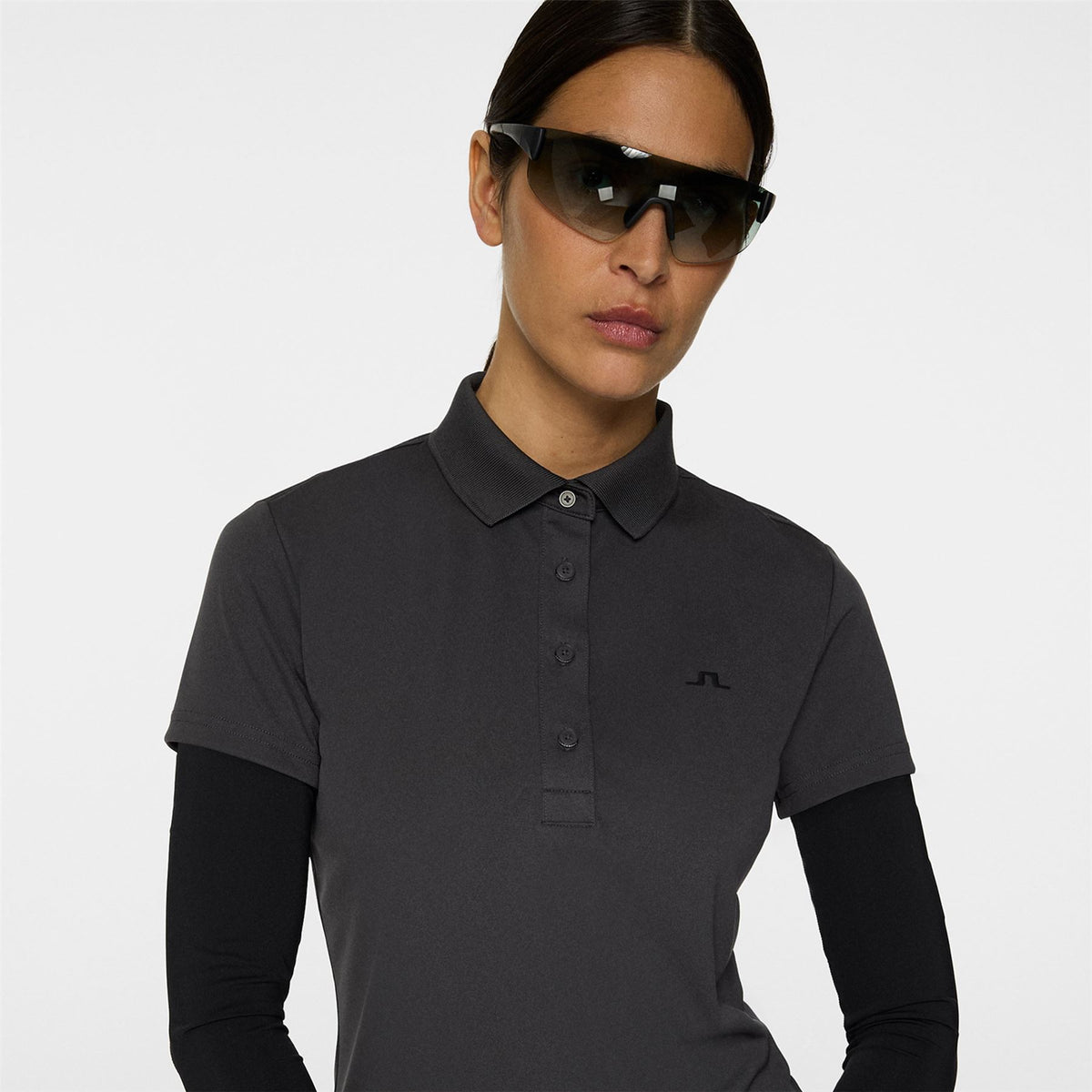 Womens Cassie Polo Asphalt