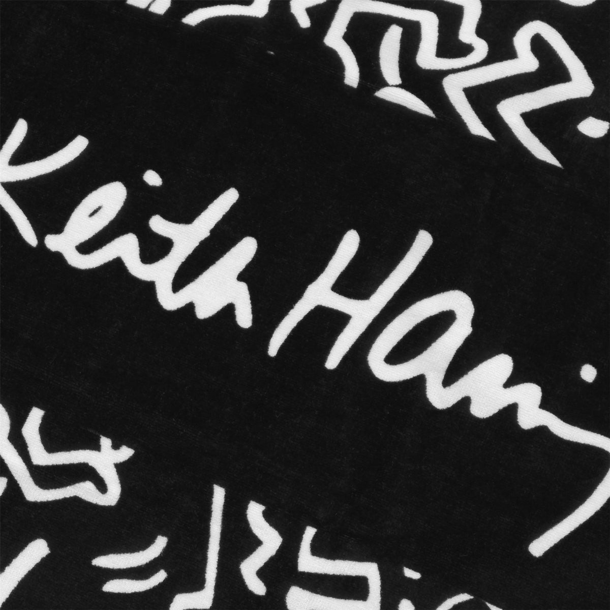 x Keith Haring Golf Towel Black