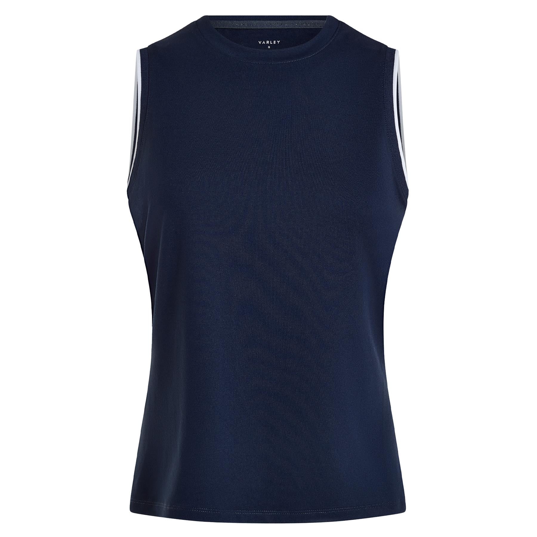 (取寄) バーリー レディース パフォーマンス タンク Varley women Arton Performance Tank Blue Nights/White Varley Arton Performance Tank Top in Blue Nights & White | FWRD