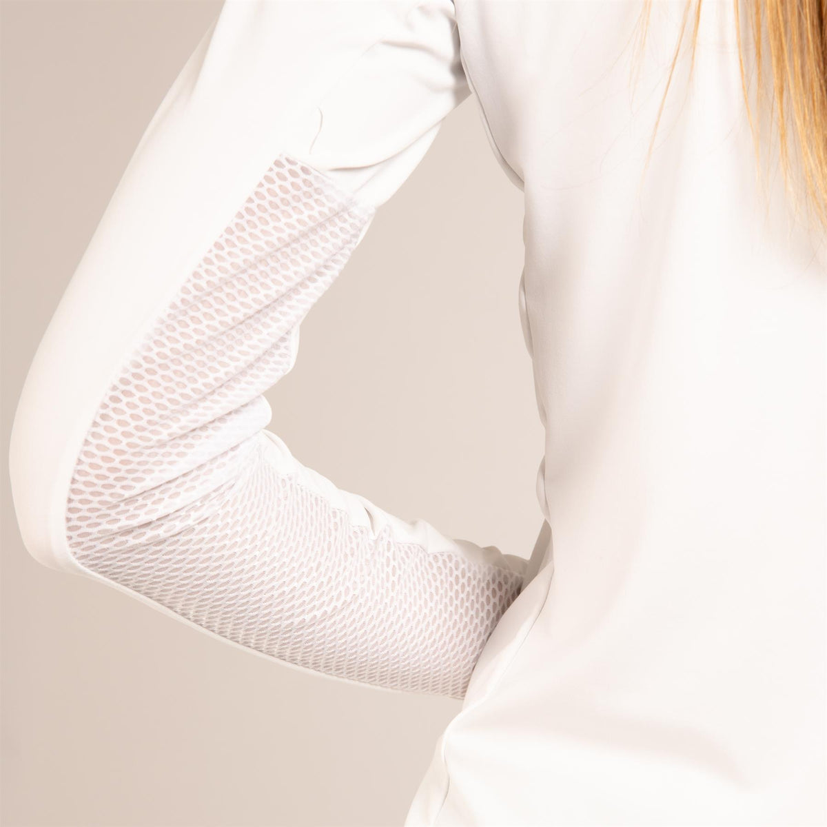 Womens Sunshine Sport Half Zip Mid Layer White