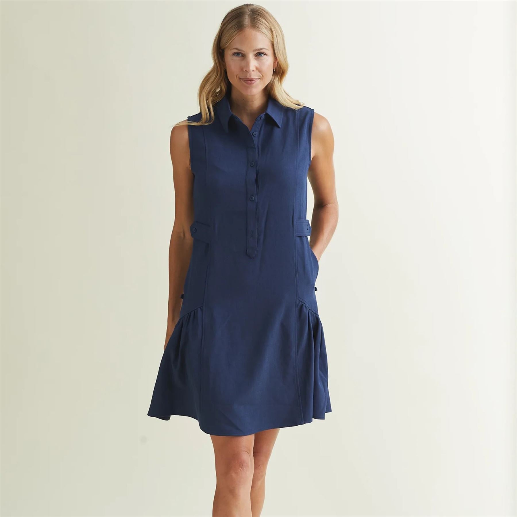 Womens Garden Dress Dress Blues