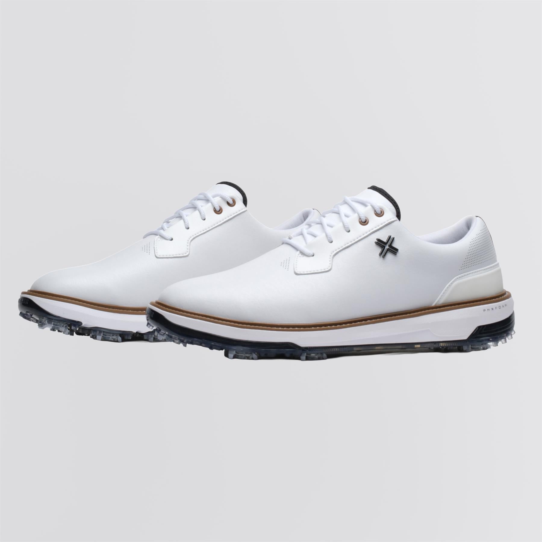 PAYNTR Reserve Classic Tour RS Golf Shoes White/Black/Tan