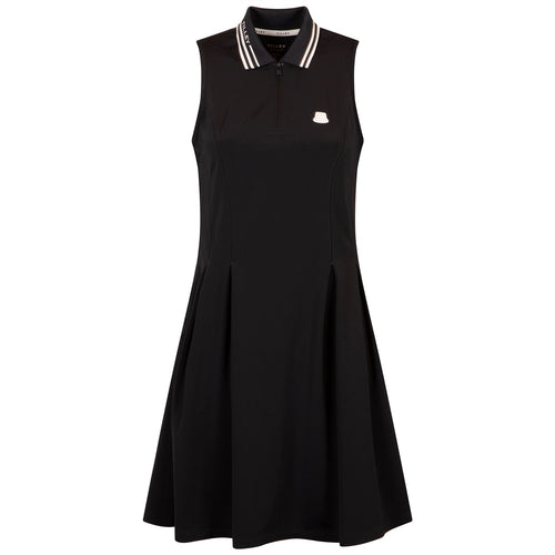 Womens Polo Dress Navy/White - AW24