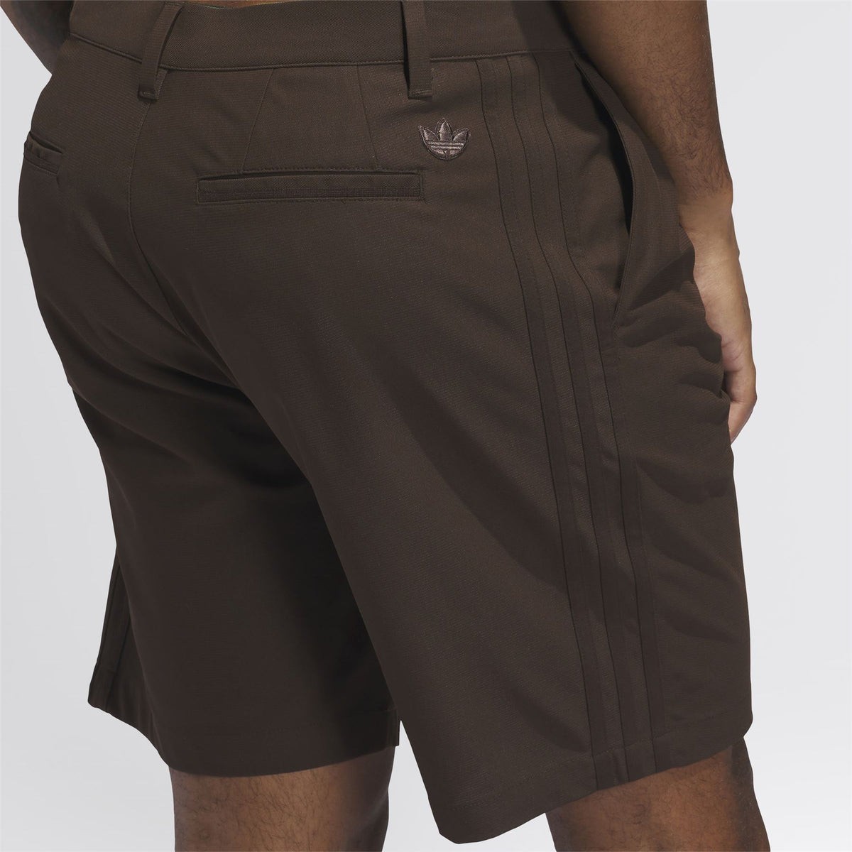 Originals Twistknit Pleated Shorts Dark Brown