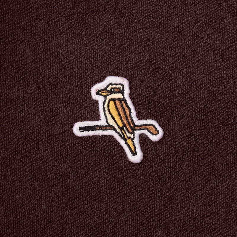 Kooka Terry Polo Deep Chocolate