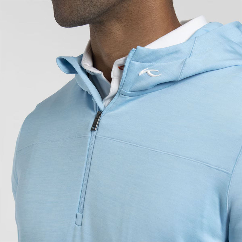 Liam Hooded Half Zip Poolside