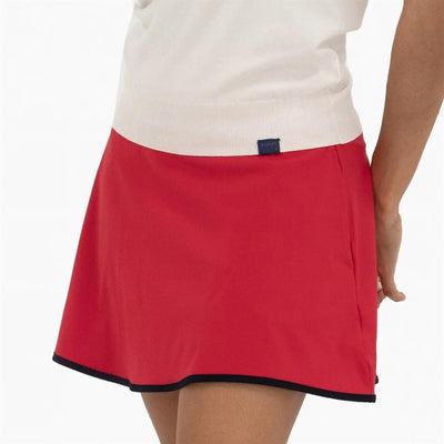 Womens Flare Skirt Red