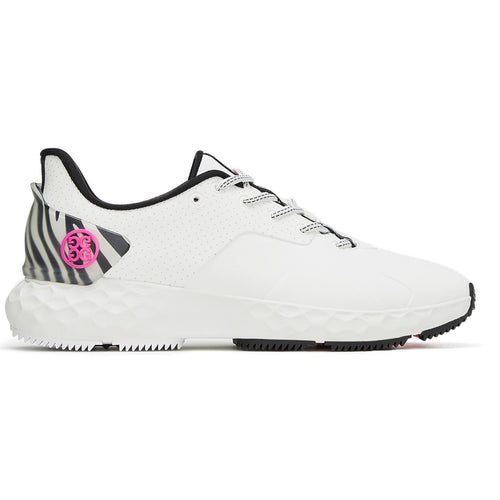 Womens MG4+ Perforated T.P.U. Zebra Accent Golf Shoe Snow - SS24