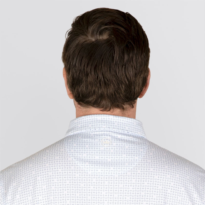 Ashgrove Performance Jersey Polo Stream Blue