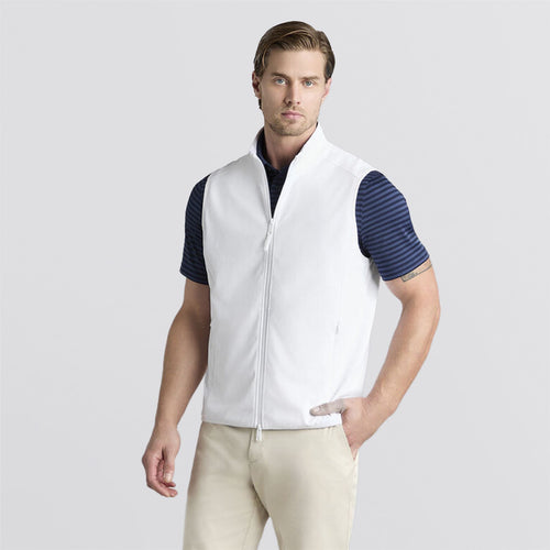 Tech French Terry Fill Zip Vest Snow