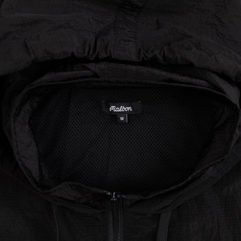 Malbon Golf Micro Ripstop Covertible Shell Jacket Onyx