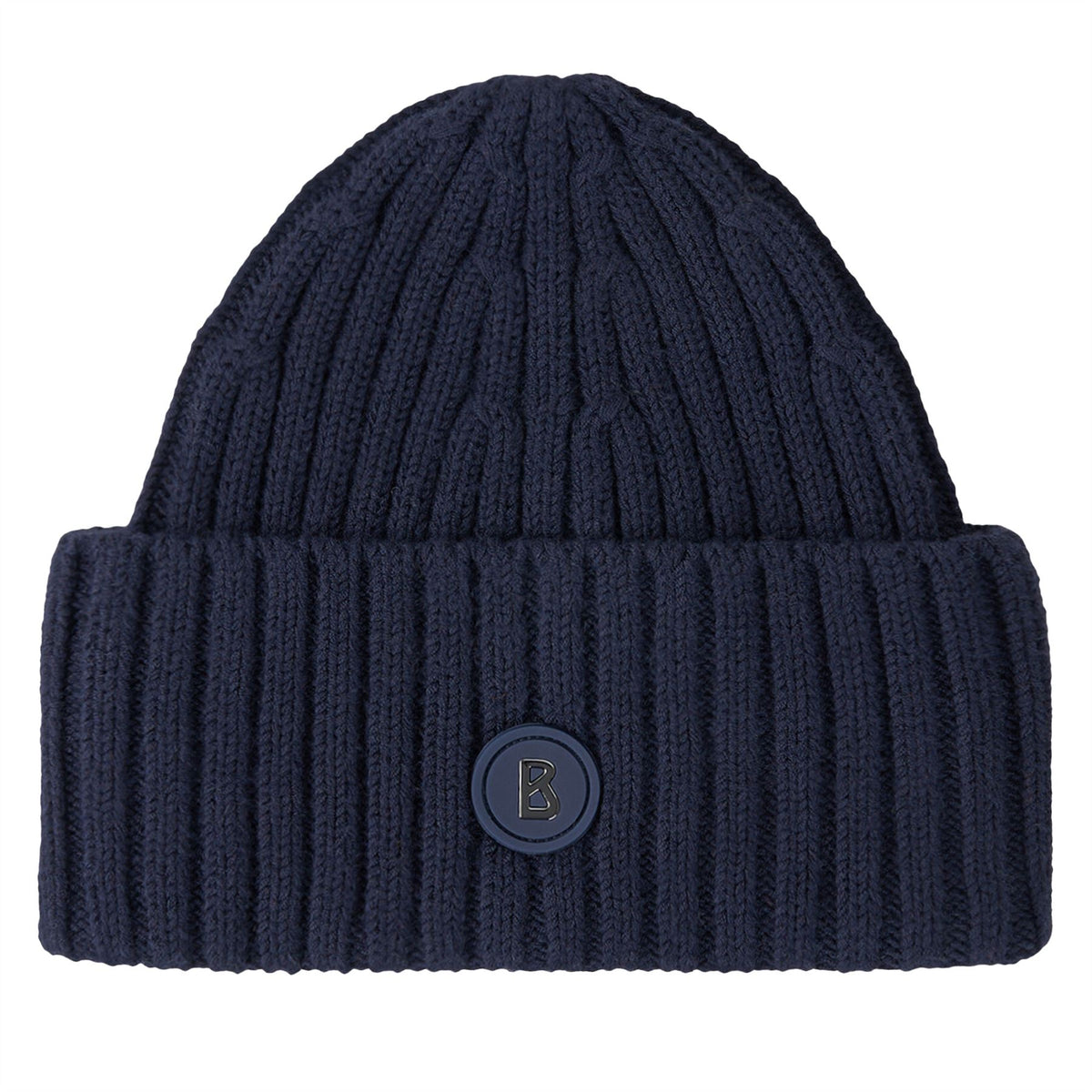 Womens Bony Knitted Beanie Navy