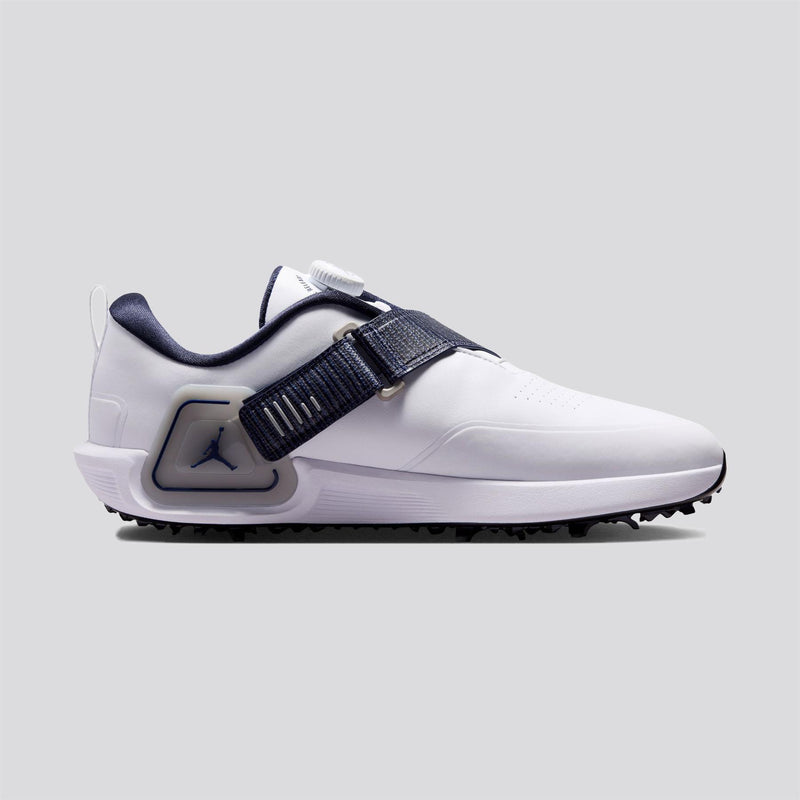 Air Jordan Rev Golf Shoes White/White/Midnight Navy/Lt Smoke Grey