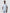 Fabius Zip Polo Shirt Blue Fog