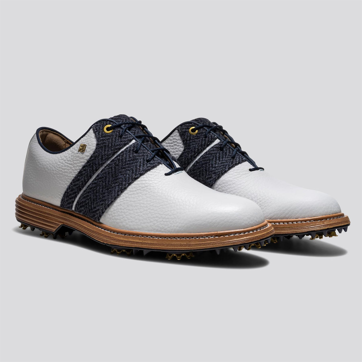 Premiere Series Packard Spiked Golf Shoes White/Navy
