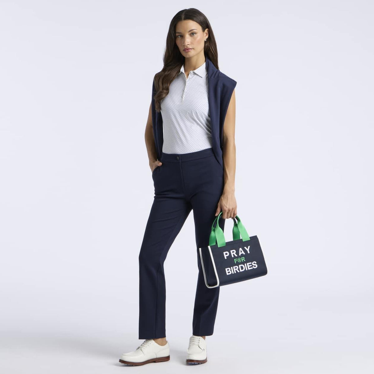 Womens Ponte Slim Fit Trousers Twilight