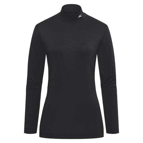 Womens Base Layer Turtleneck Black
